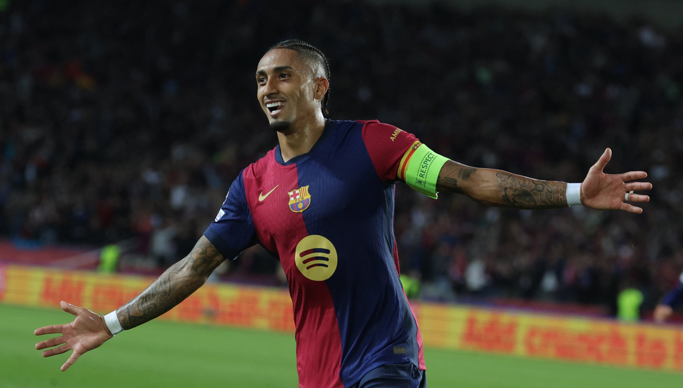 Victoria del Barcelona 4-1 ante Bayern Múnich en la fecha 3 de la UEFA Champions League 2024-25. (Foto: AFP)