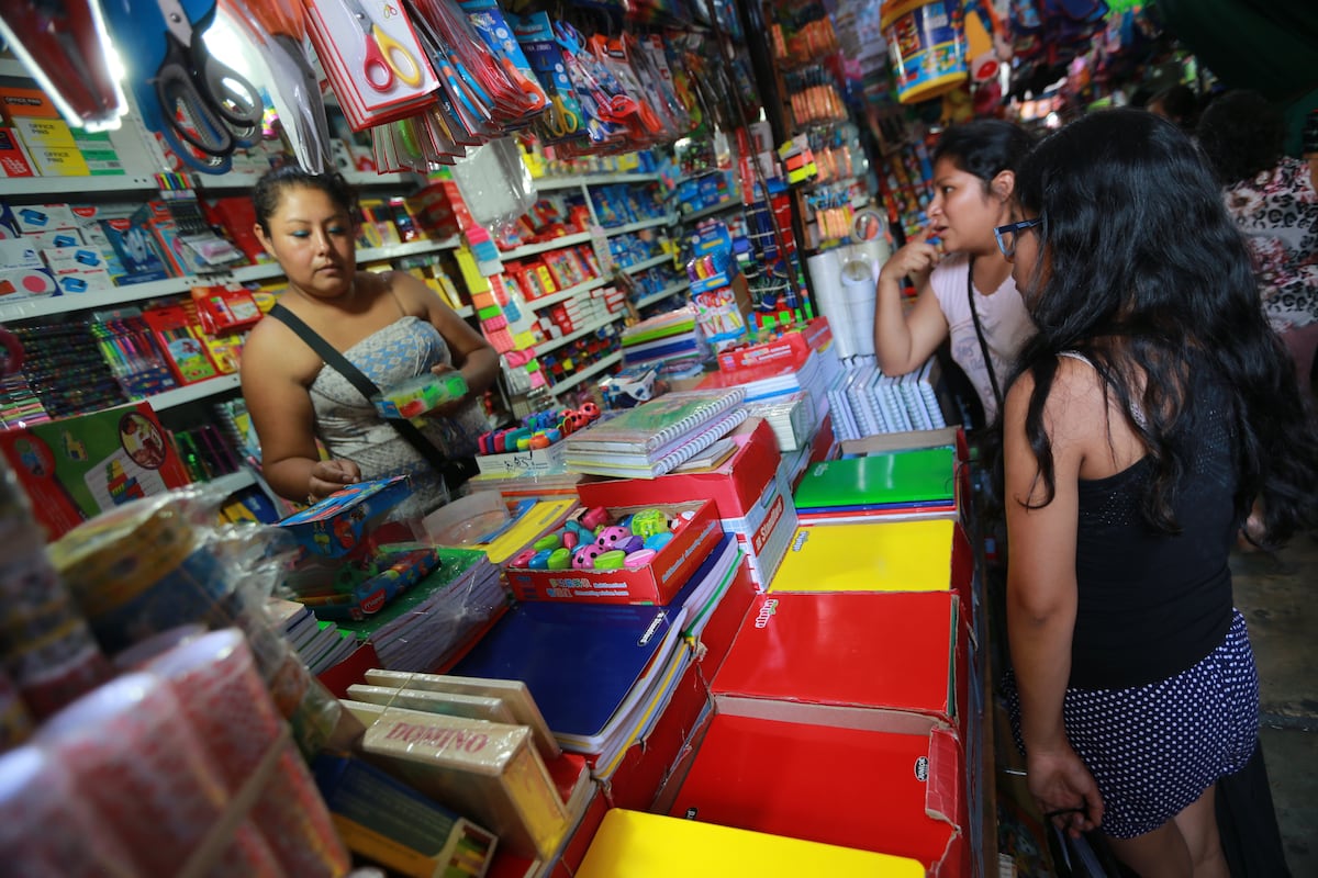 El 80% de las ventas de Layconsa proviene del canal tradicional como mercados y librerías. FOTO: LINO CHIPANA / EL COMERCIO