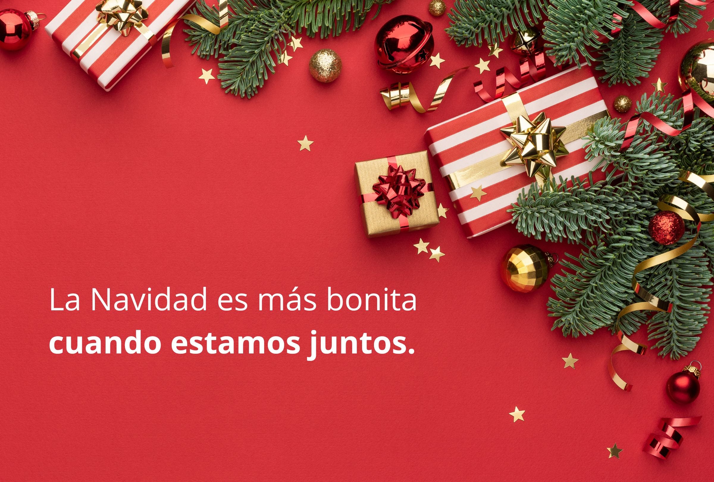 La Navidad es más bonita cuando estamos juntos. (Foto: Composición Gestión Mix)