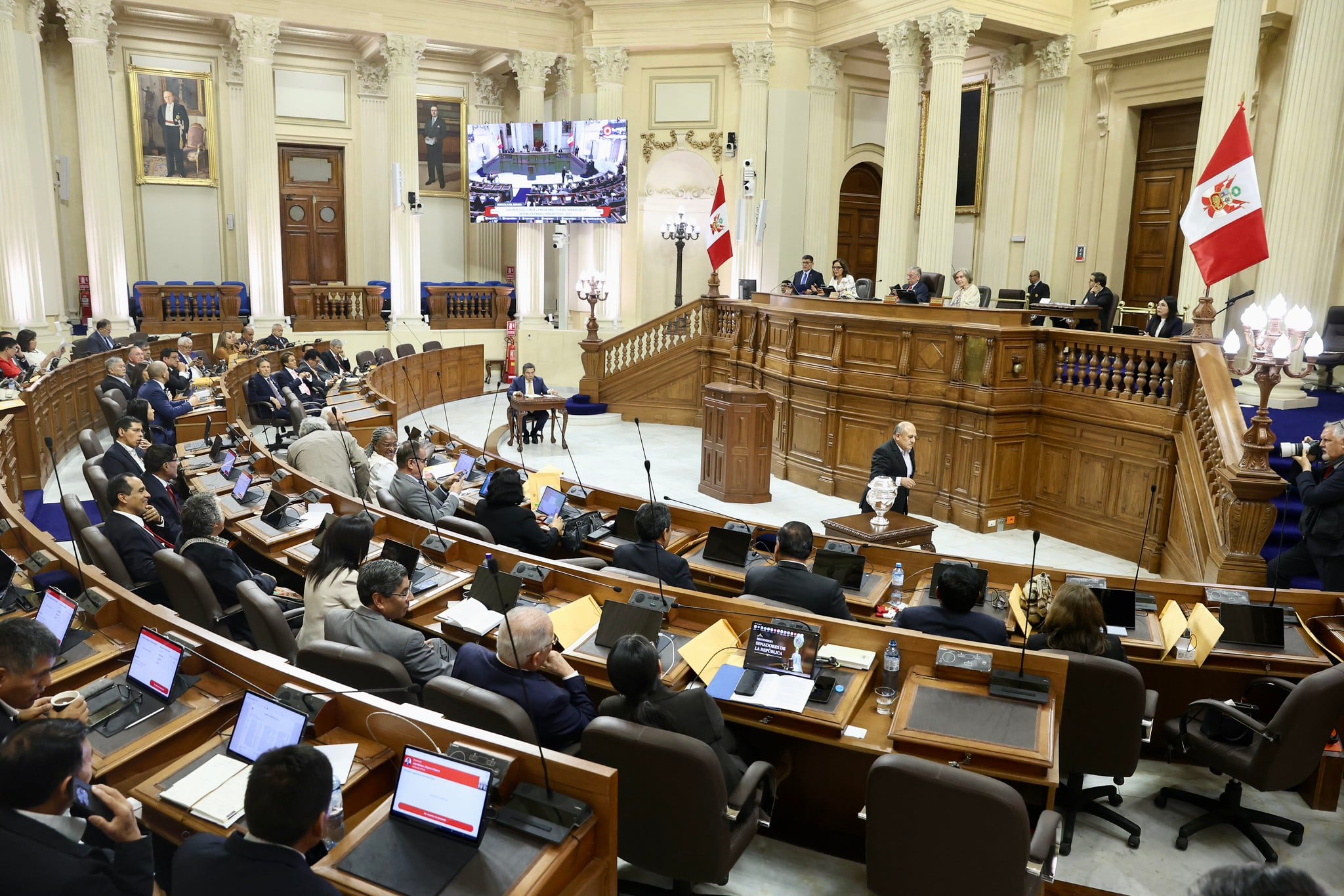 La lista cojunta entre Fuerza Popular y Renovación Popular presidirá el Senado en el periodo 2026-2027. FOTO: Flirck El Congreso