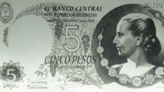 Argentina evalúa emitir billetes con el emblema del peronismo: Evita