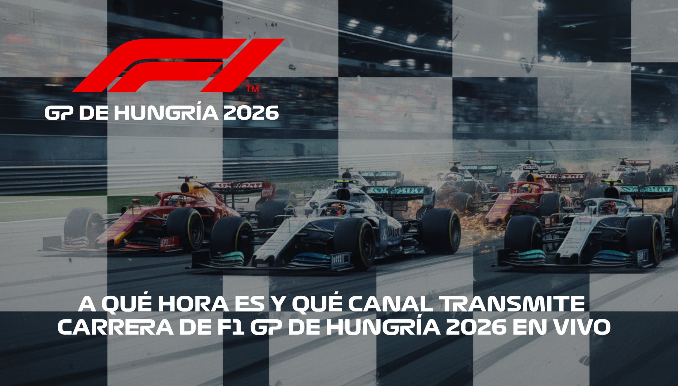 Preparativos en la grilla de salida del trazado de Hungaroring este domingo 26 de julio. Conozca los horarios de inicio y la guía de canales de televisión confirmados para ver en vivo la carrera del GP de Hungría 2026. | Imagen creada por Gestión Mix utilizando la IA de Gemini / Composición GEC