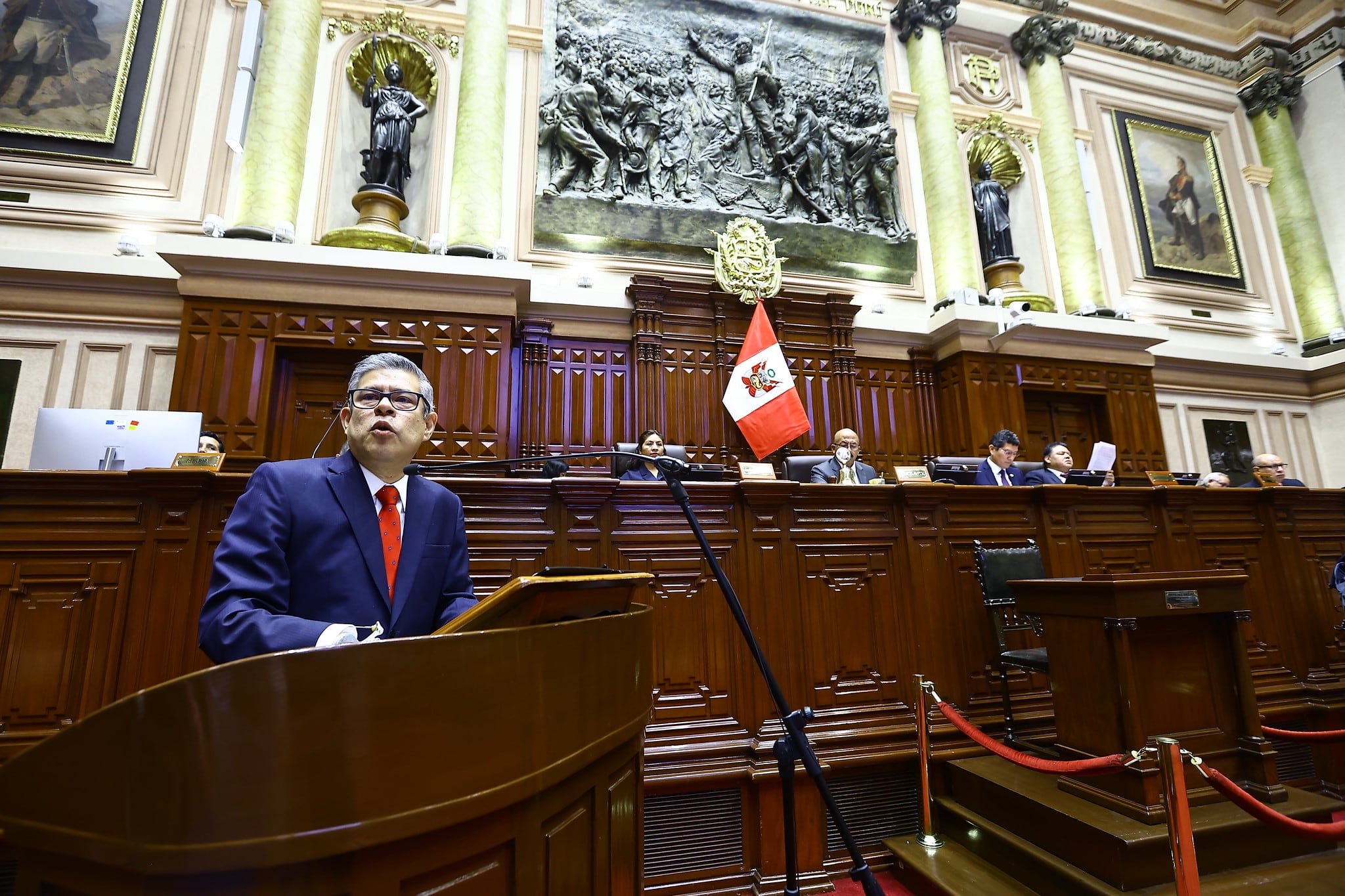 Congreso debate tras exposición de política general del gobierno de Keiko Fujimori. (Foto: Congreso)