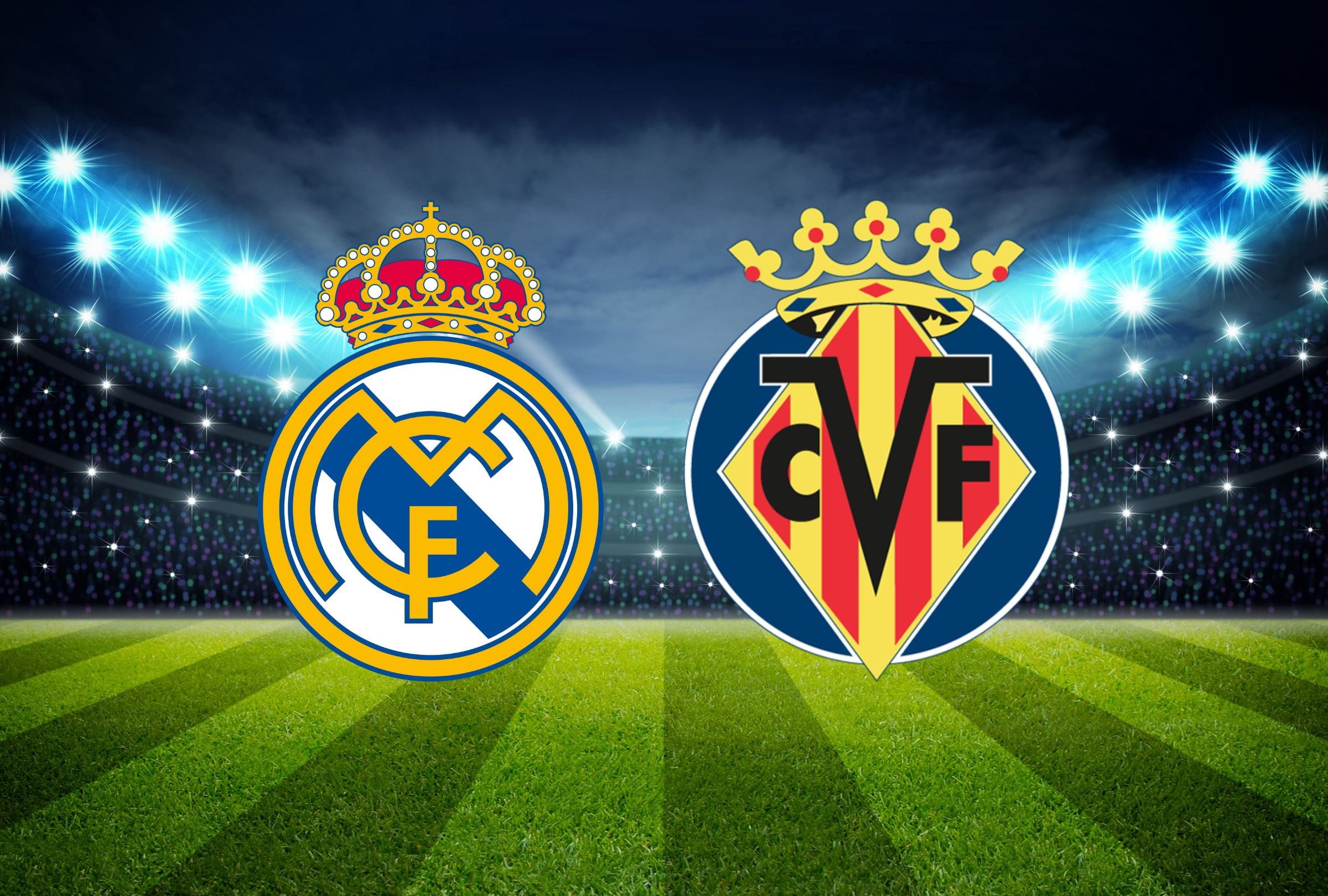 Revisa esta nota para que sepas a qué hora juega y qué canal transmite Real Madrid vs. Villarreal EN VIVO. (Foto: Composición Gestión Mix)