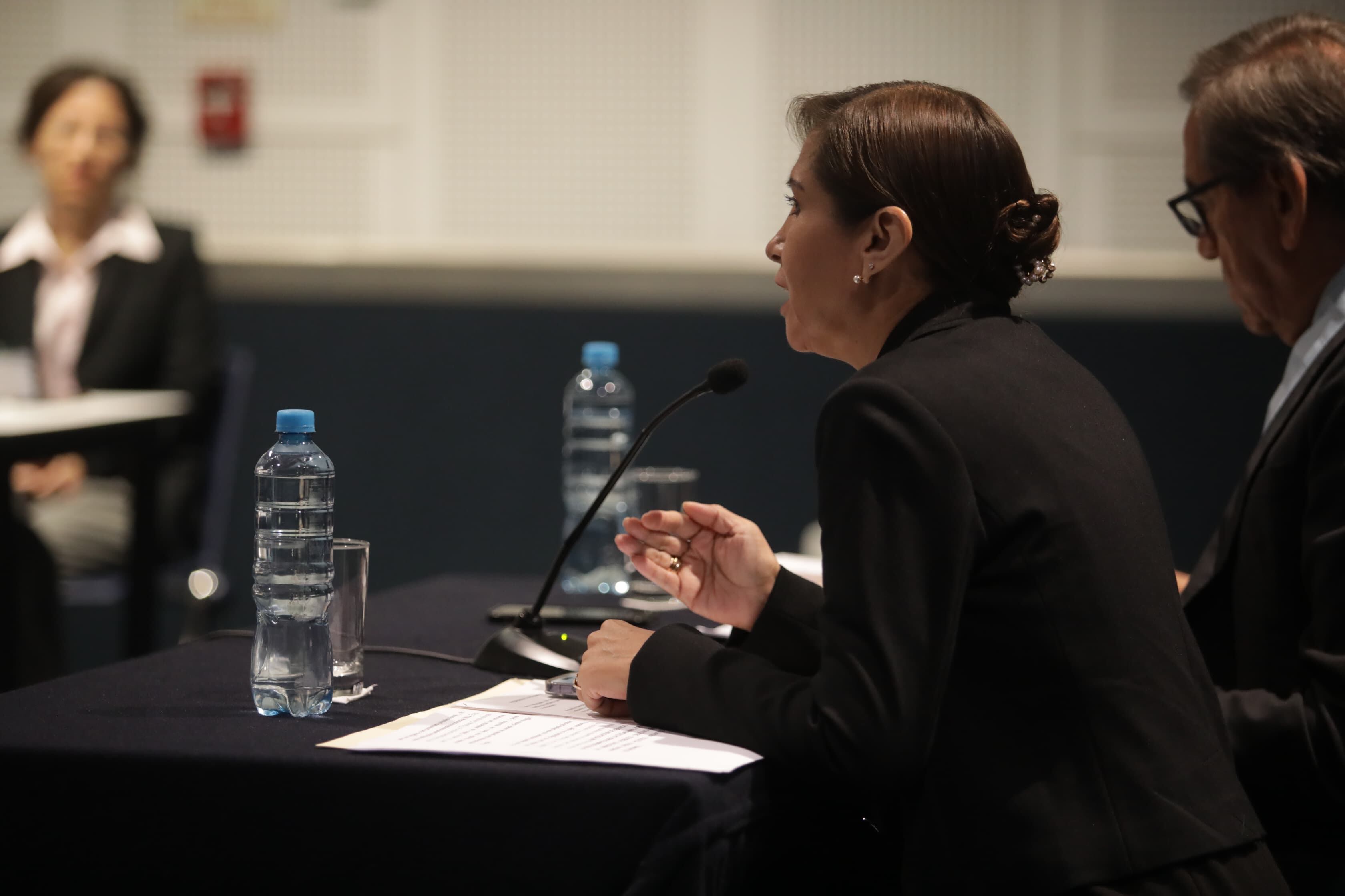 Patricia Benavides se presentó ante la Junta Nacional de Justicia. (Britanie Arroyo/ @photo.gec)