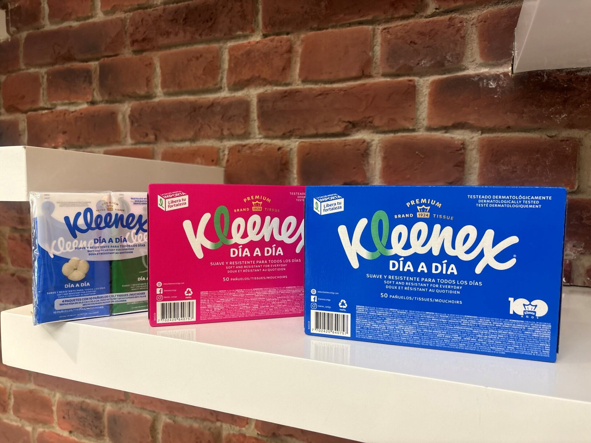 Con sus presentaciones en ‘box’ y ‘de bolsillo’, Kleenex tiene una participación entre el 30% y el 40% en la categoría de toallas faciales. (Foto: Kimberly – Clark)