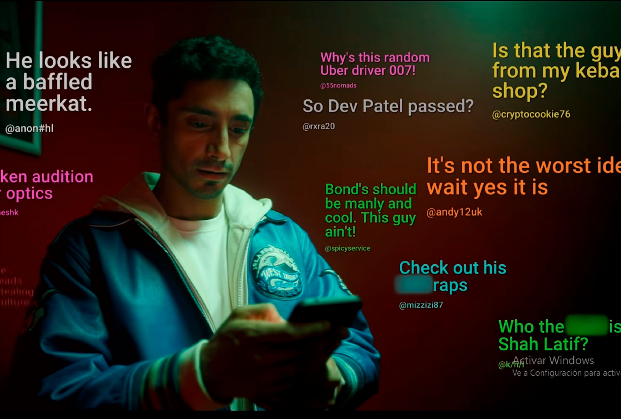 Shah Latif (Riz Ahmed) recibe comentarios negativos cuando su audición se hace pública en la serie británica "Bait" (Foto: Amazon Prime Video)