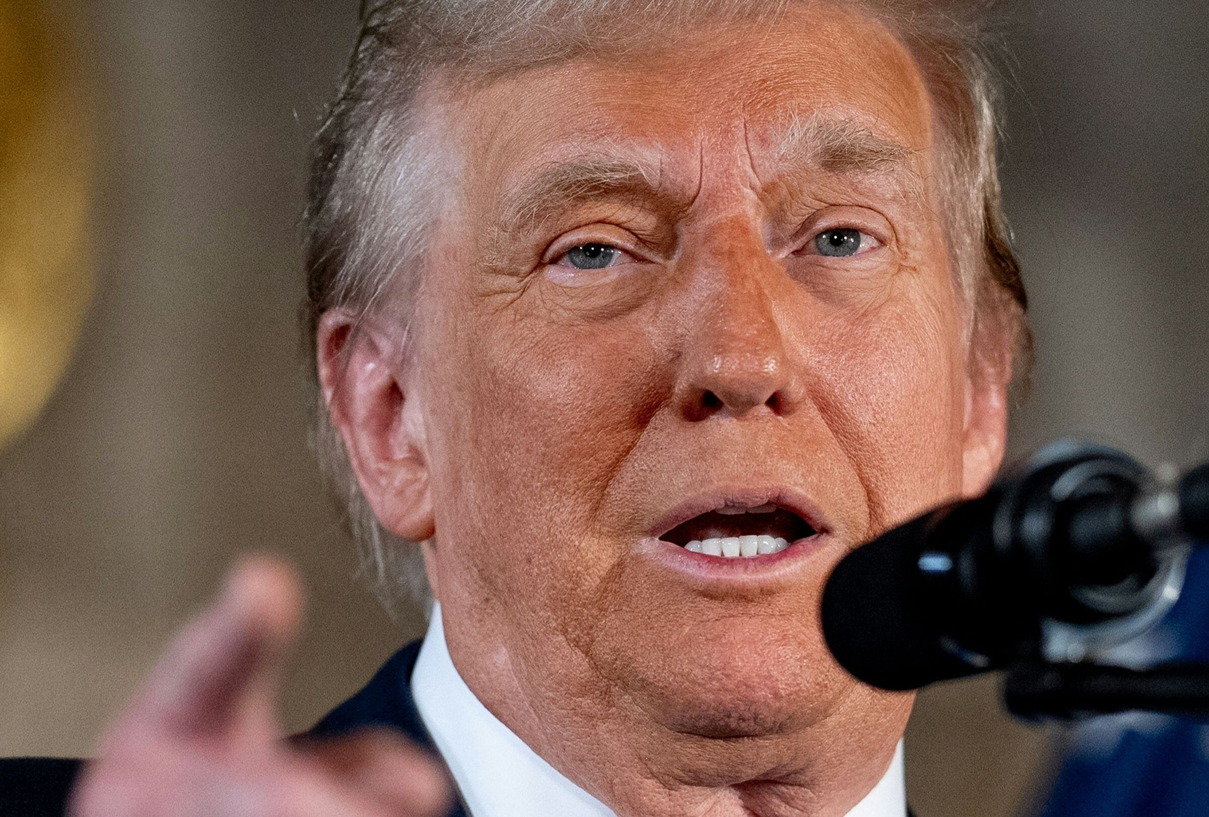 Trump respaldó a Machado y González Urrutia. Foto: AFP