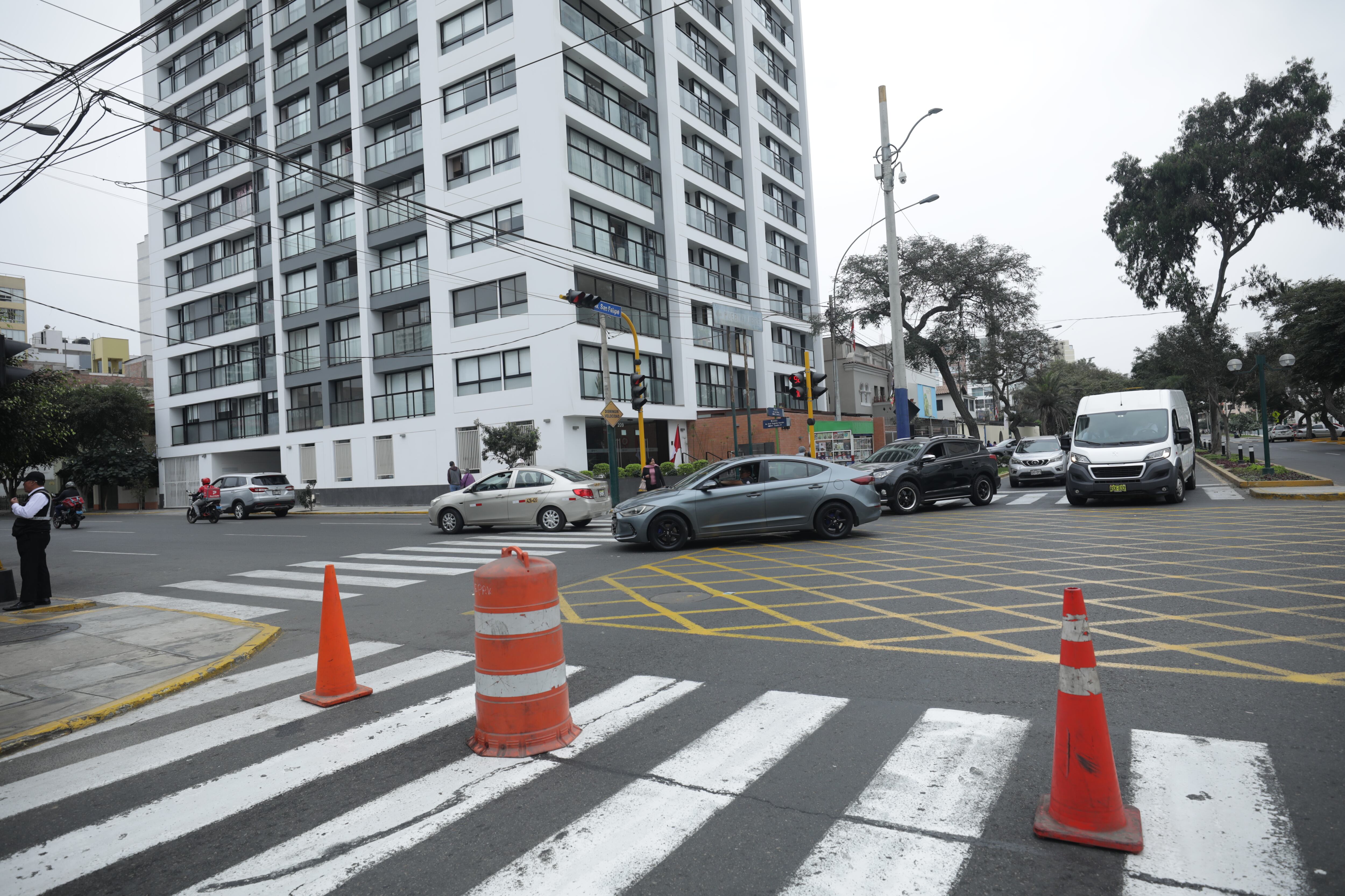 Desvío vehicular. (Foto: GEC)