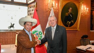 Castillo se reunió con el canciller Óscar Maúrtua para abordar temas de política exterior