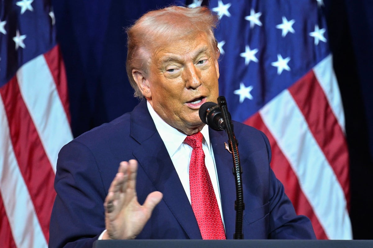 El presidente de Estados Unidos, Donald Trump, en el Centro Kennedy en Washington, DC, el 6 de enero de 2026. (Mandel NGAN / AFP)