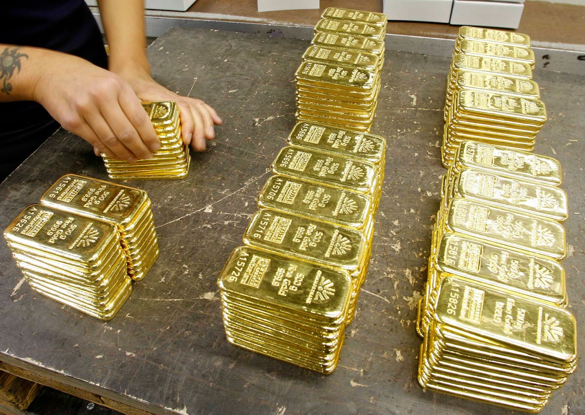 El oro es un clásico refugio ante la volatilidad. (Foto: Arnd Wiegmann/Reuters) (SWITZERLAND - Tags: BUSINESS)