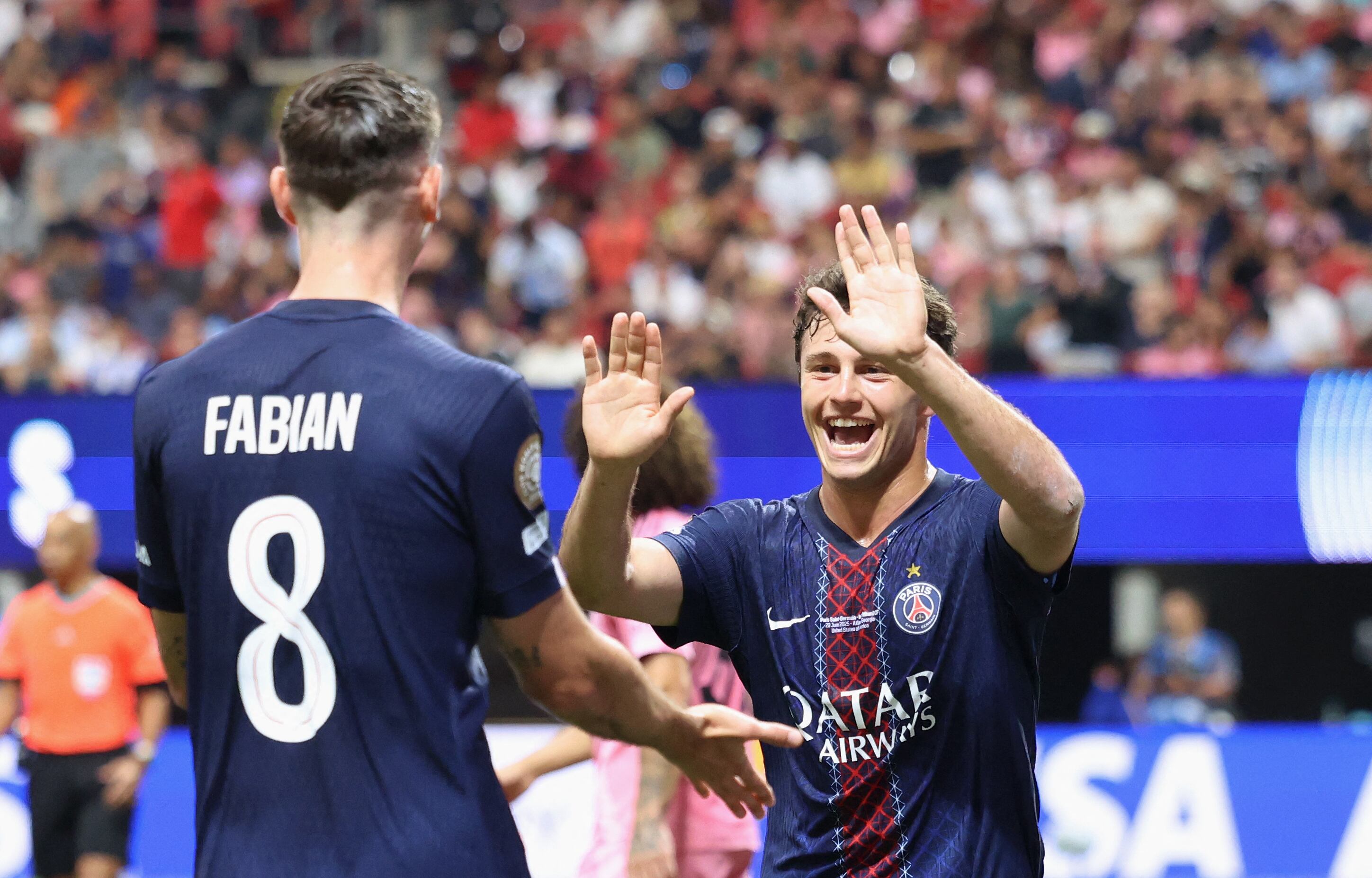 Inter Miami vs. PSG por los octavos de final del Mundial de Clubes 2025. (Foto: AFP)