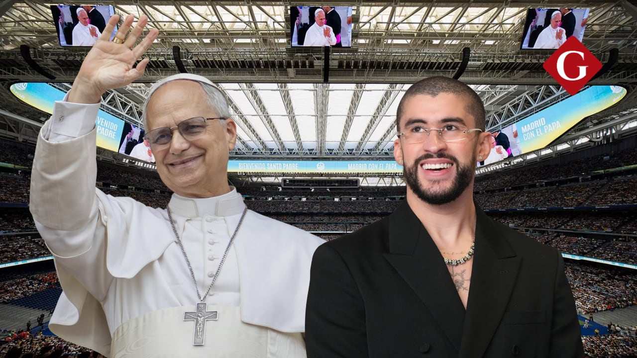 El papa, nacido en Estados Unidos, y Bad Bunny tienen en común el haber sido blanco de las críticas del presidente norteamericano Donald Trump. (Foto: Composición de Gestión)