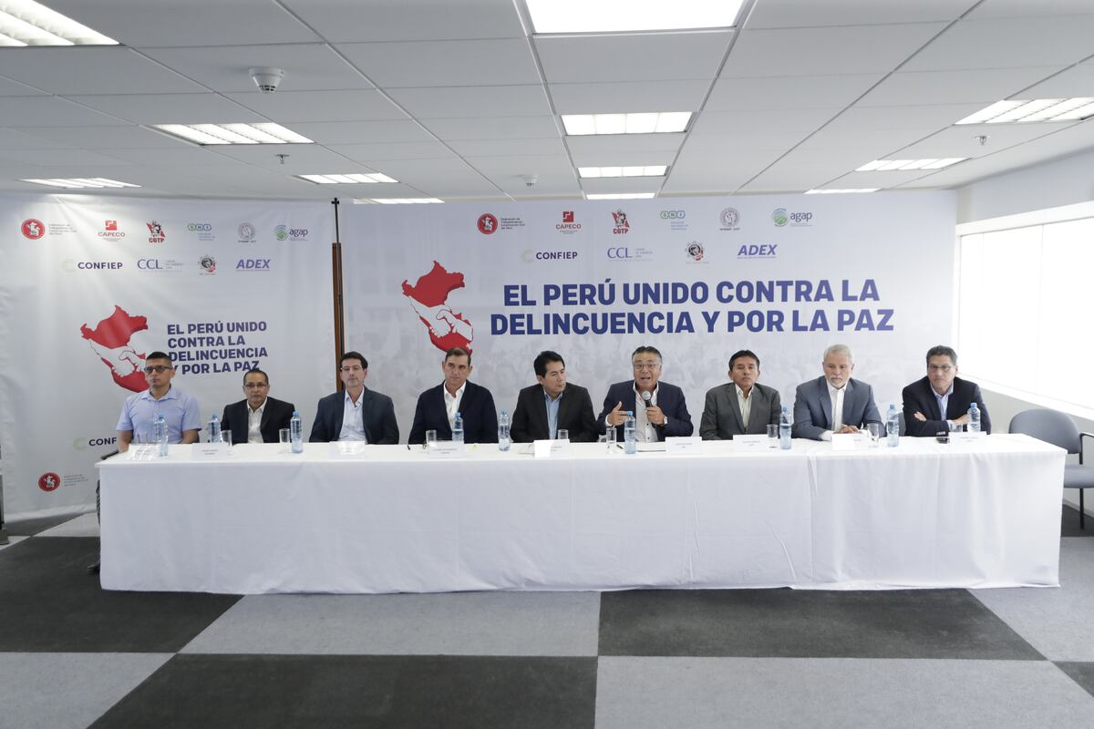 Organizaciones de trabajadores y empresarios anunciarán acciones conjuntas contra la delincuencia y por la paz. Foto: GEC.