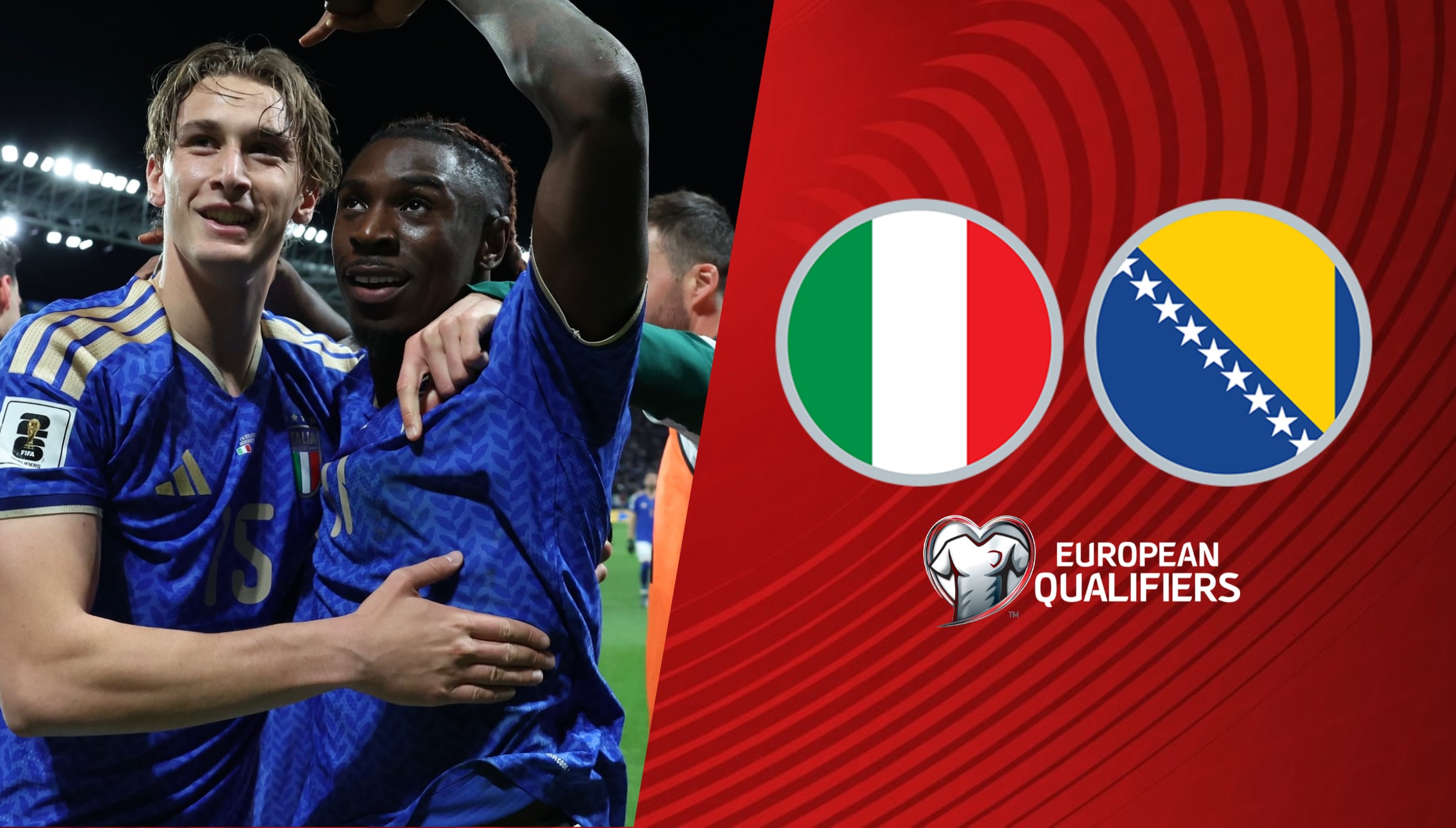 ¿Quieres ver a la tetracampeona? Te contamos cómo seguir el Italia vs. Bosnia y Herzegovina EN VIVO y GRATIS por el repechaje al Mundial 2026. No te quedes fuera y consulta los mejores horarios y canales de TV ahora mismo. | Crédito: @azzurri / Instagram / Composición Gestión Mix