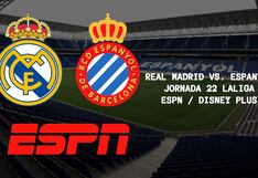 ESPN transmitió el partido Real Madrid vs. Espanyol por TV y Disney Plus