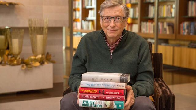 Estos son los cinco libros favoritos de Bill Gates en el 2017