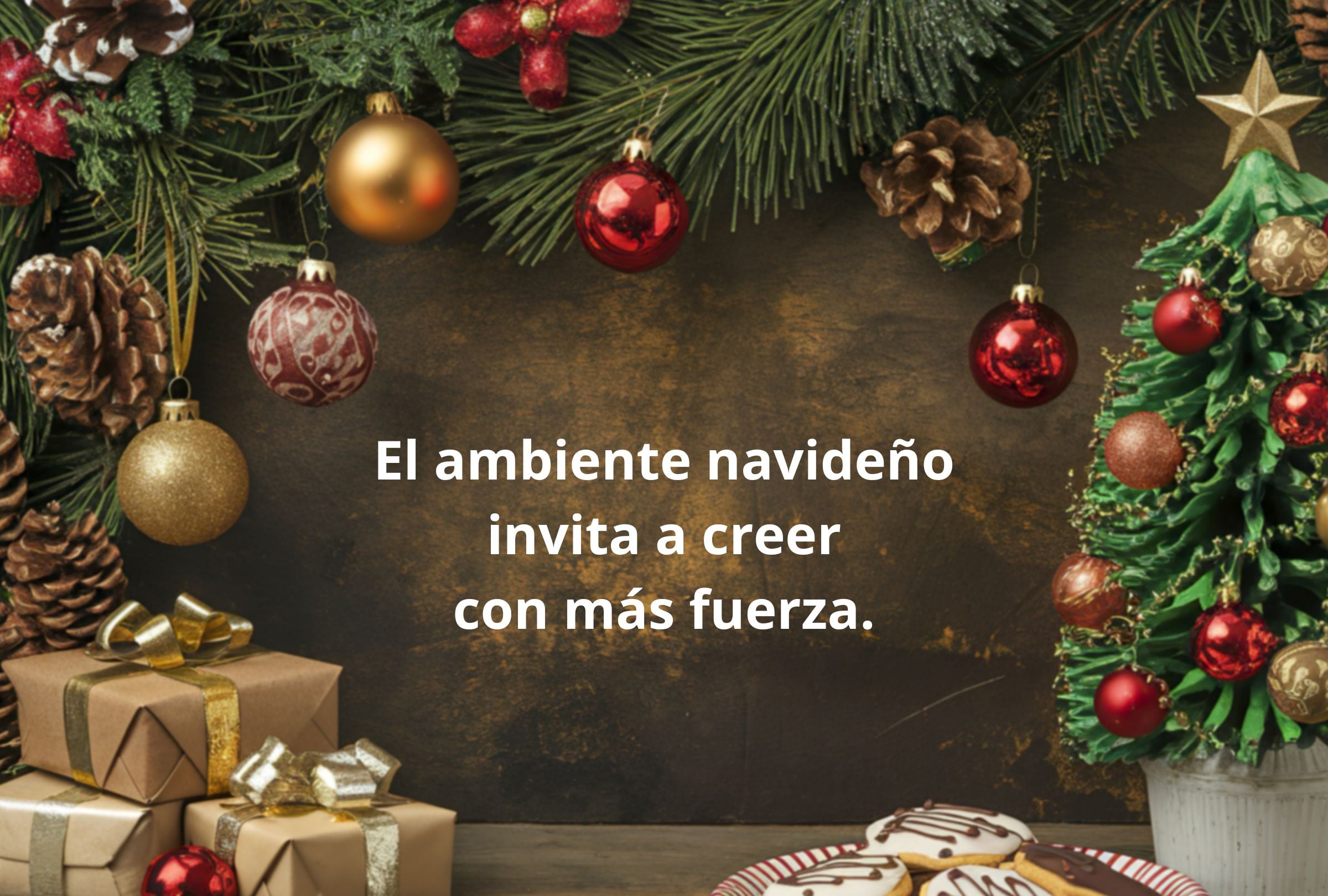El ambiente navideño invita a creer con más fuerza. (Foto: Composición Gestión Mix)