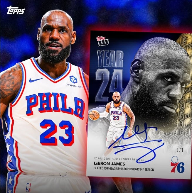 LeBron James seguirá su carrera en los Philadelphia 76ers. (@kingjames)