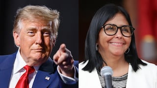 Trump afirma que habló con Delcy Rodríguez sobre elecciones y dice que fue “fantástica”