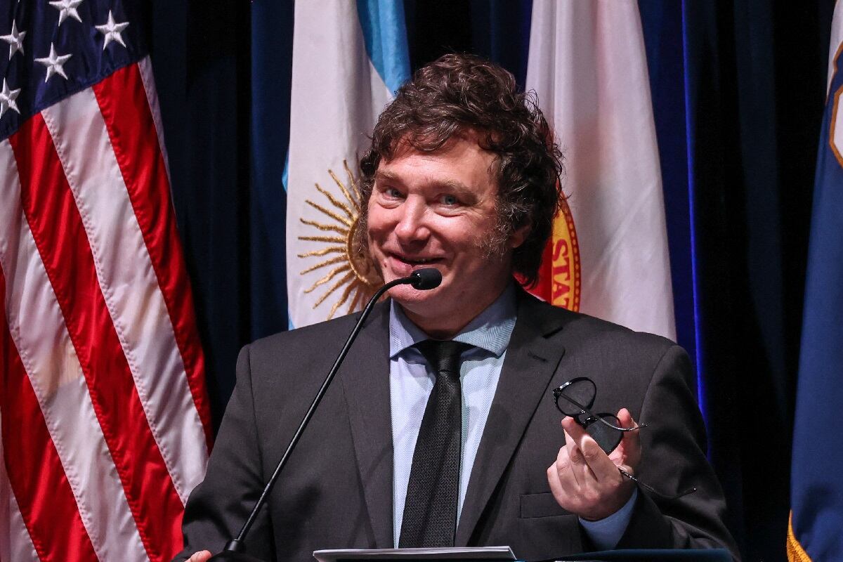 El presidente argentino Javier Milei (Foto de Zak BENNETT / AFP)