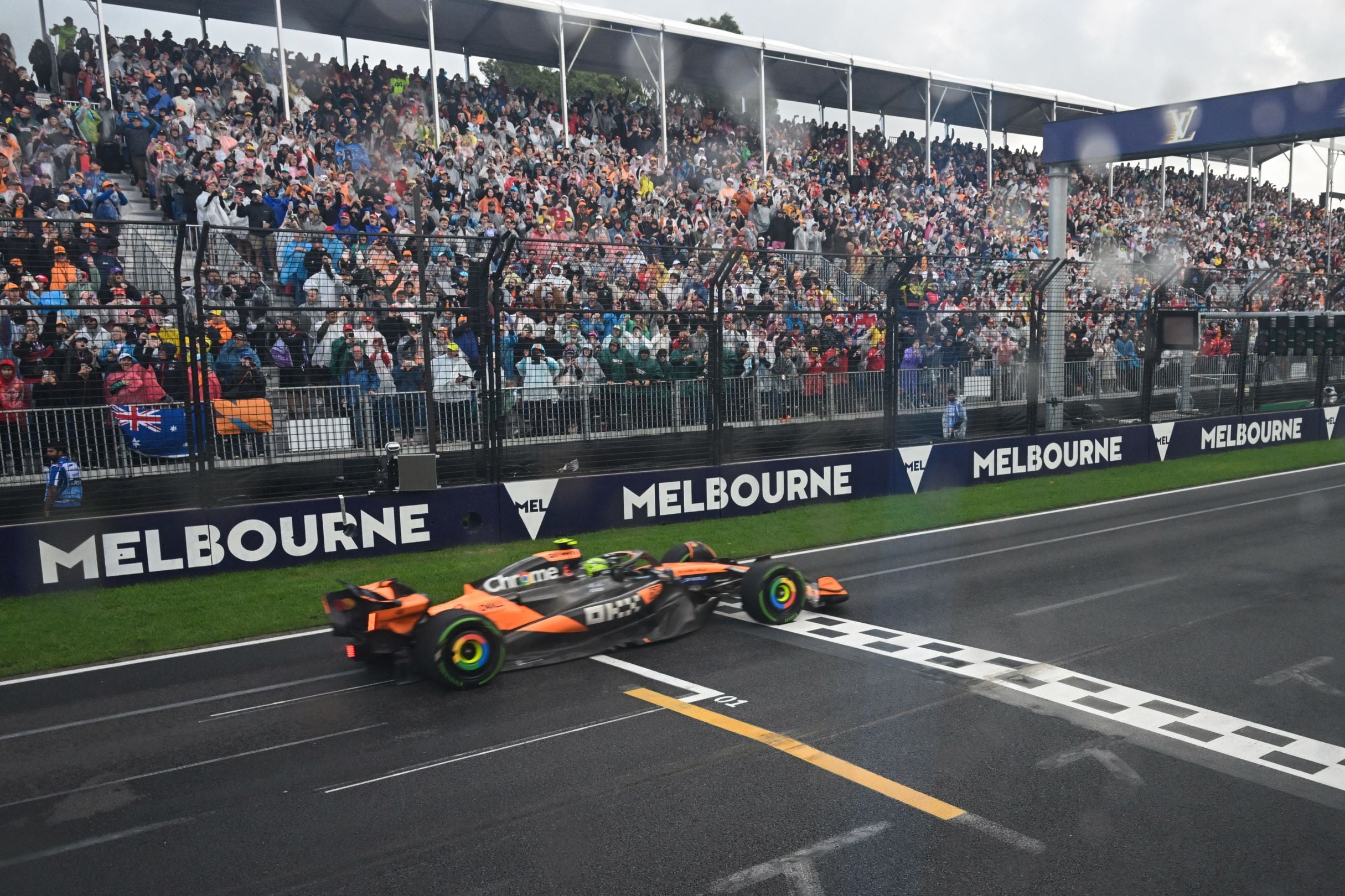 La carrera del GP de Australia 2026 se realizará en el Circuito Albert Park, que tiene una longitud de 5,278 km y de 14 curvas: 5 a izquierdas y 9 a derechas. (Foto: Tracey Nearmy / POOL / AFP)