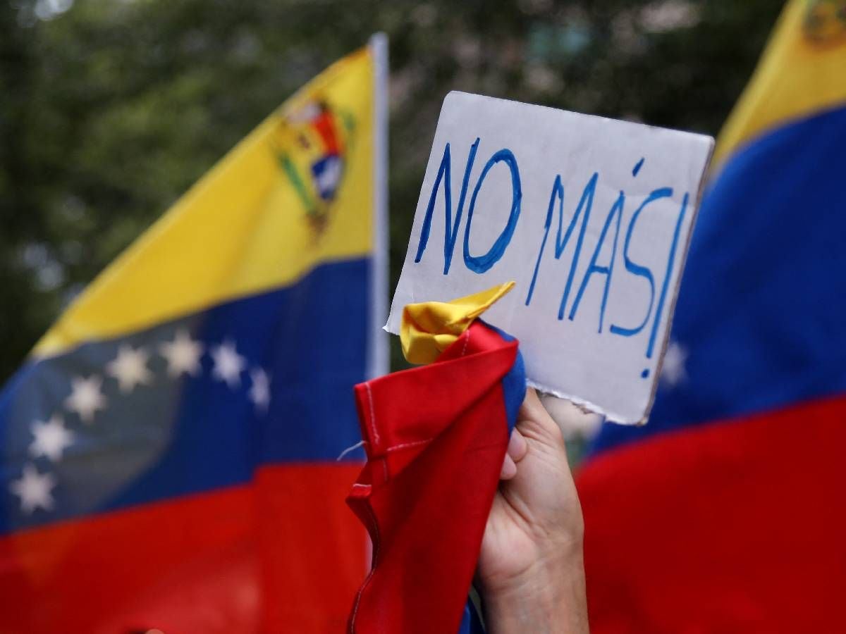 La oposición venezolana denunció como fraudulenta la reelección para un tercer mandato de seis años de Nicolás Maduro. Foto: AFP.