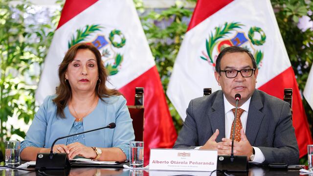 Alberto Otárola llegó a Lima y ya se encuentra en Palacio de Gobierno