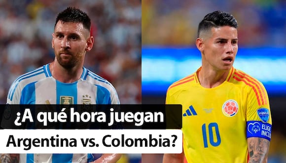 Argentina y Colombia juegan este domingo 14 de julio en el Hard Rock Stadium de Miami, Florida, por la gran final de la Copa América 2024. (Foto: Composición Mix)