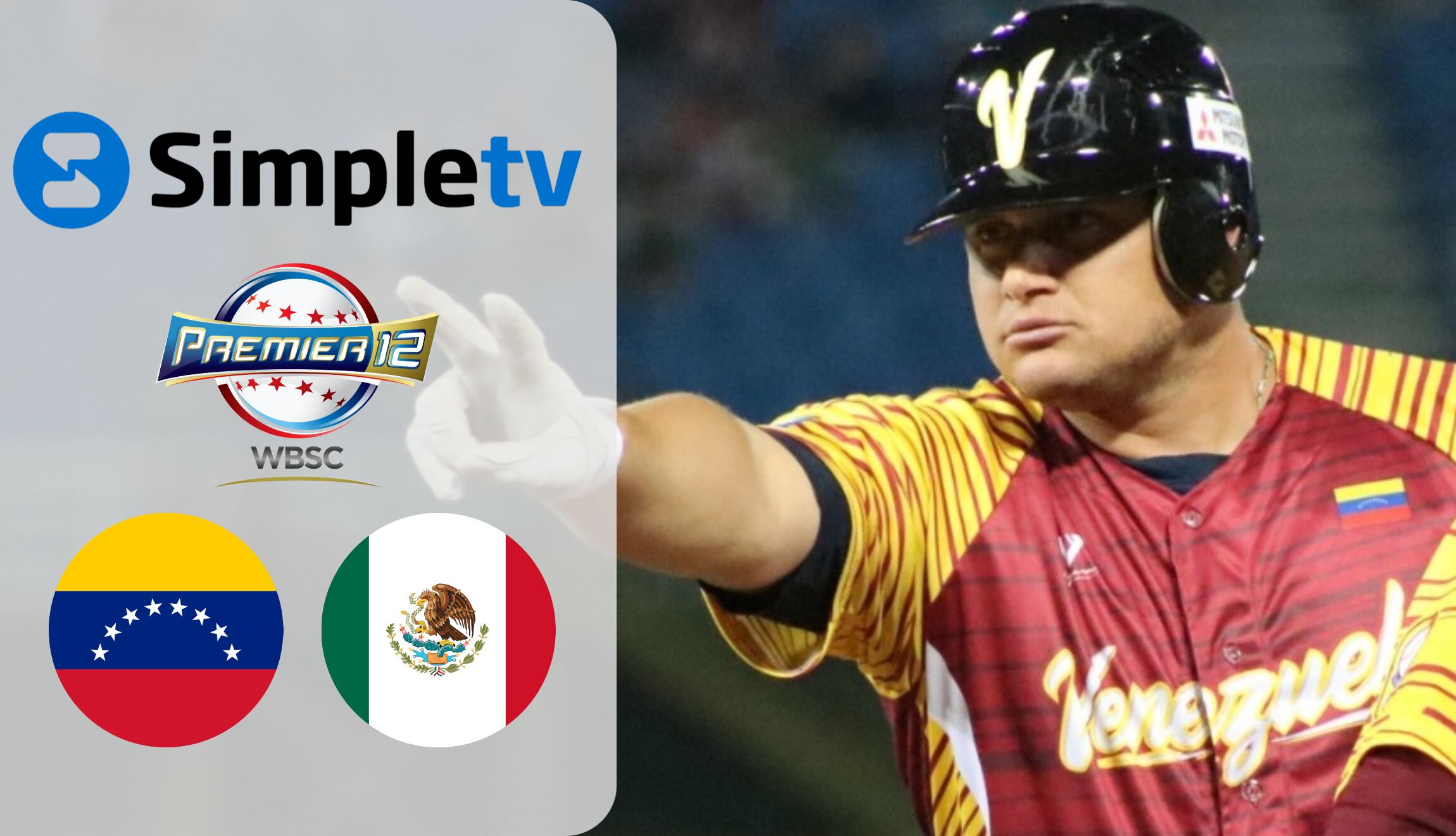 Sintoniza la señal de Simple TV que transmitirá Venezuela vs. México por el campeonato Premier 12 desde Guadalajara, Jalisco. (Foto: Composición Mix)