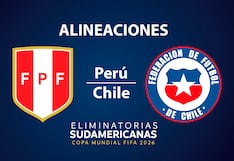 Alineaciones confirmadas, Perú vs. Chile, por la fecha 11 de las Eliminatorias Sudamericanas 2026