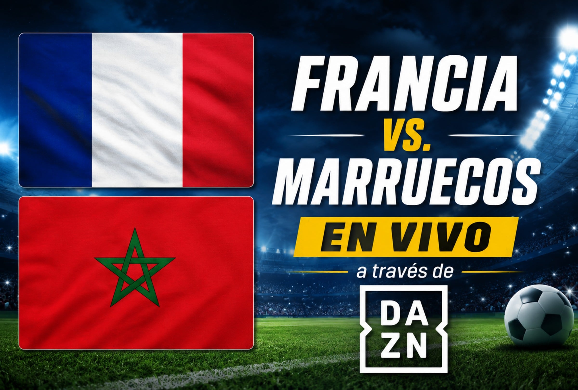 El partido entre Francia y Marruecos se disputará en Boston este jueves 9 de julio por los cuartos de final del Mundial 2026. (Foto: Imagen creada por Mix usando Gemini)