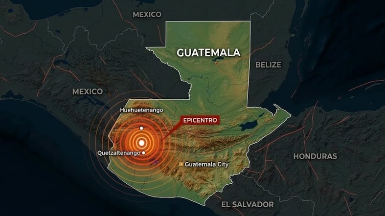 Temblor en Guatemala hoy lunes 16 de marzo de 2026 — magnitud, hora exacta y dónde fue epicentro del último sismo