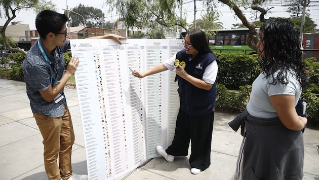 El comercio y la ONPE realizan un simulacro sobre cómo realizar una votación correcta para estas elecciones 2026.Fotos: César Campos/@photo.gec