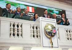 Keiko Fujimori participó en “campanazo” de cierre de la Bolsa de Nueva York