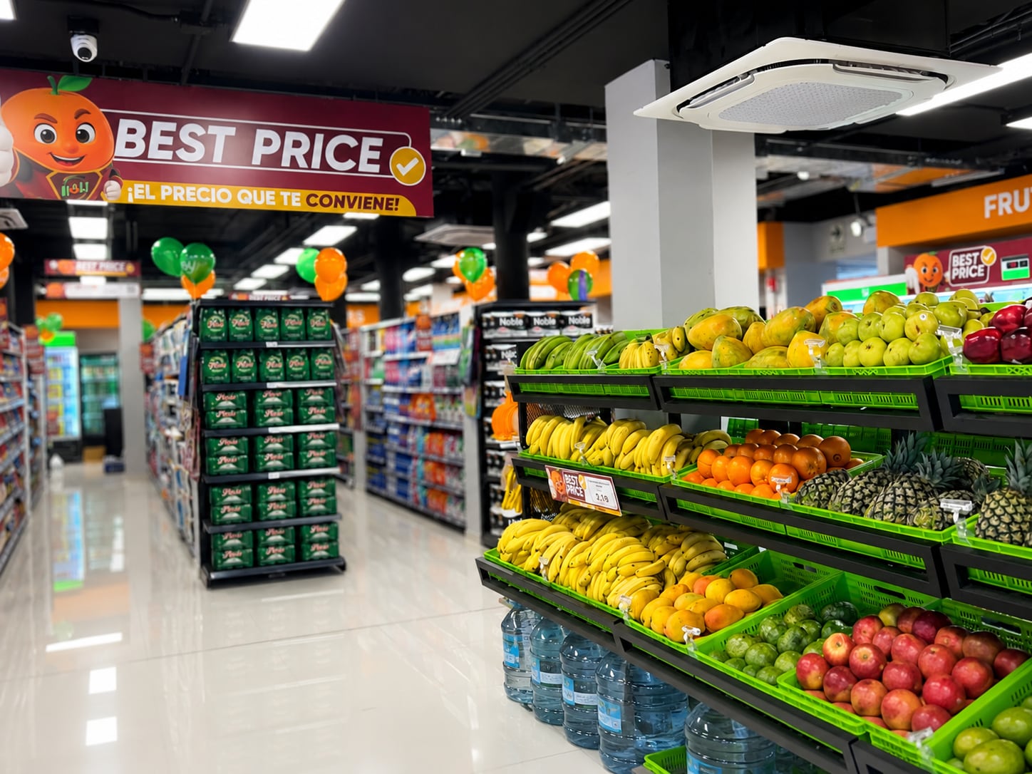 Holi tiene una amplia oferta en frutas y verduras. (Foto: Supermercados Holi)