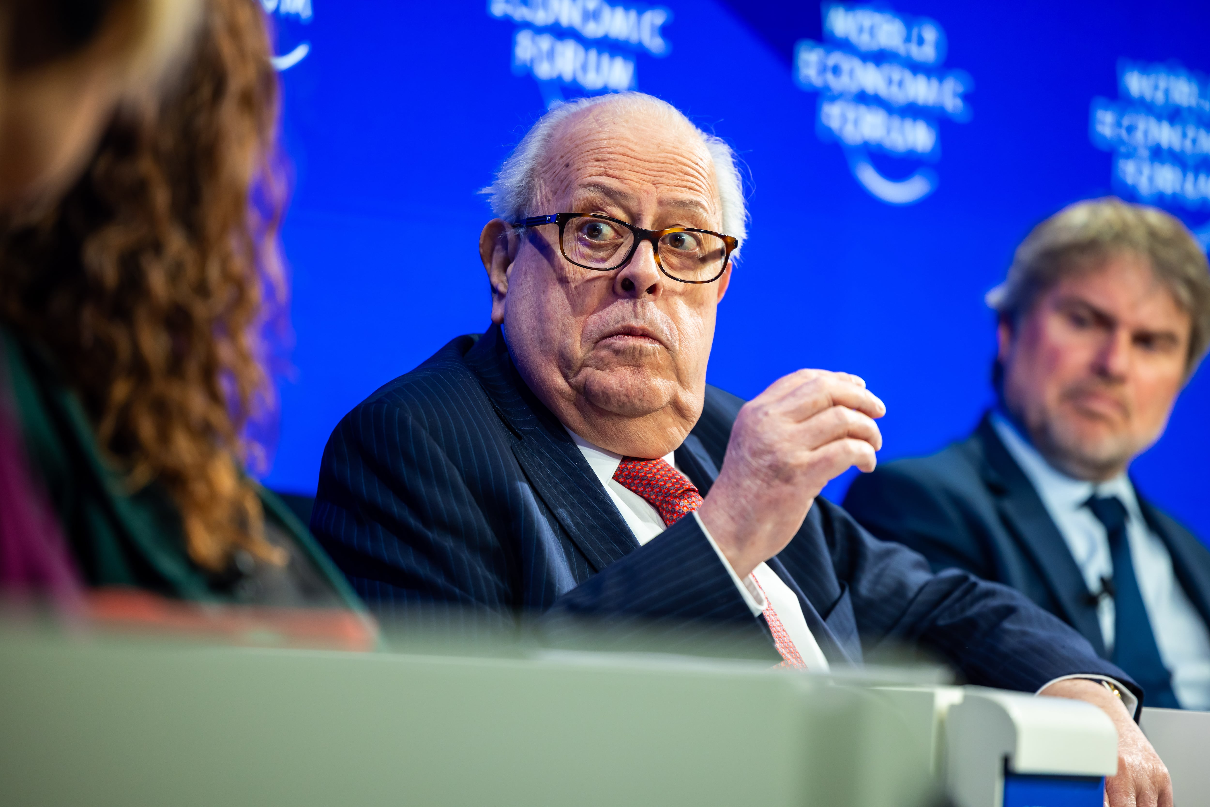 Julio Velarde, presidente del BCRP, presente en el Foro Económico Mundial organizado en Davos, Suiza, el 21 de enero del 2026.