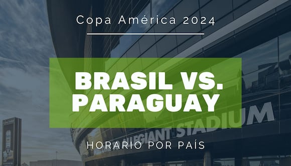 A qué hora juega Brasil vs. Paraguay por Copa América 2024 | Foto: Conmebol/ Composición Mix