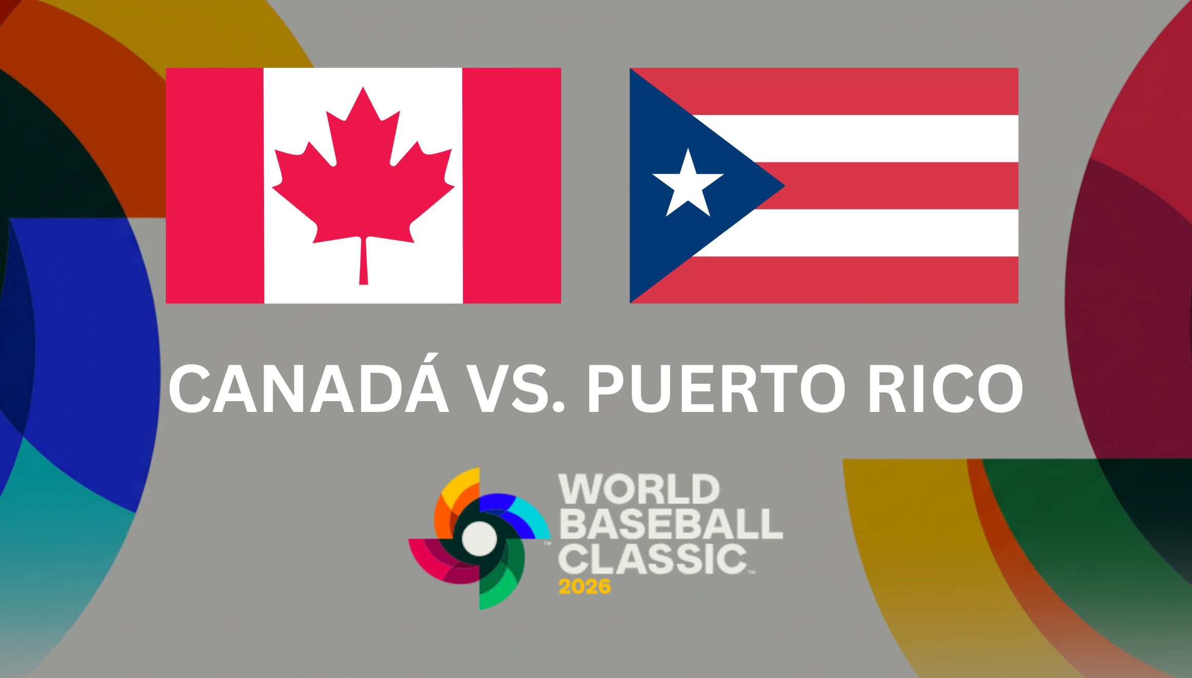 ¡Vamos Boricuas! Mira a qué hora juega Canadá vs. Puerto Rico EN VIVO hoy por el Clásico Mundial 2026. Conoce los canales de TV en EE. UU. para no perderte este duelo clave del "Team Rubio" en el diamante. | Crédito: mlb.com / Composición Mix