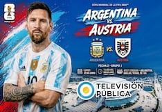 TV Pública (Canal 7) EN VIVO — dónde ver partido Argentina vs. Austria, con Messi, por señal abierta