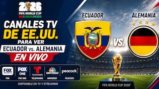 Canales TV de EE.UU. que transmiten el Ecuador vs. Alemania EN VIVO hoy por el Mundial de Fútbol 2026