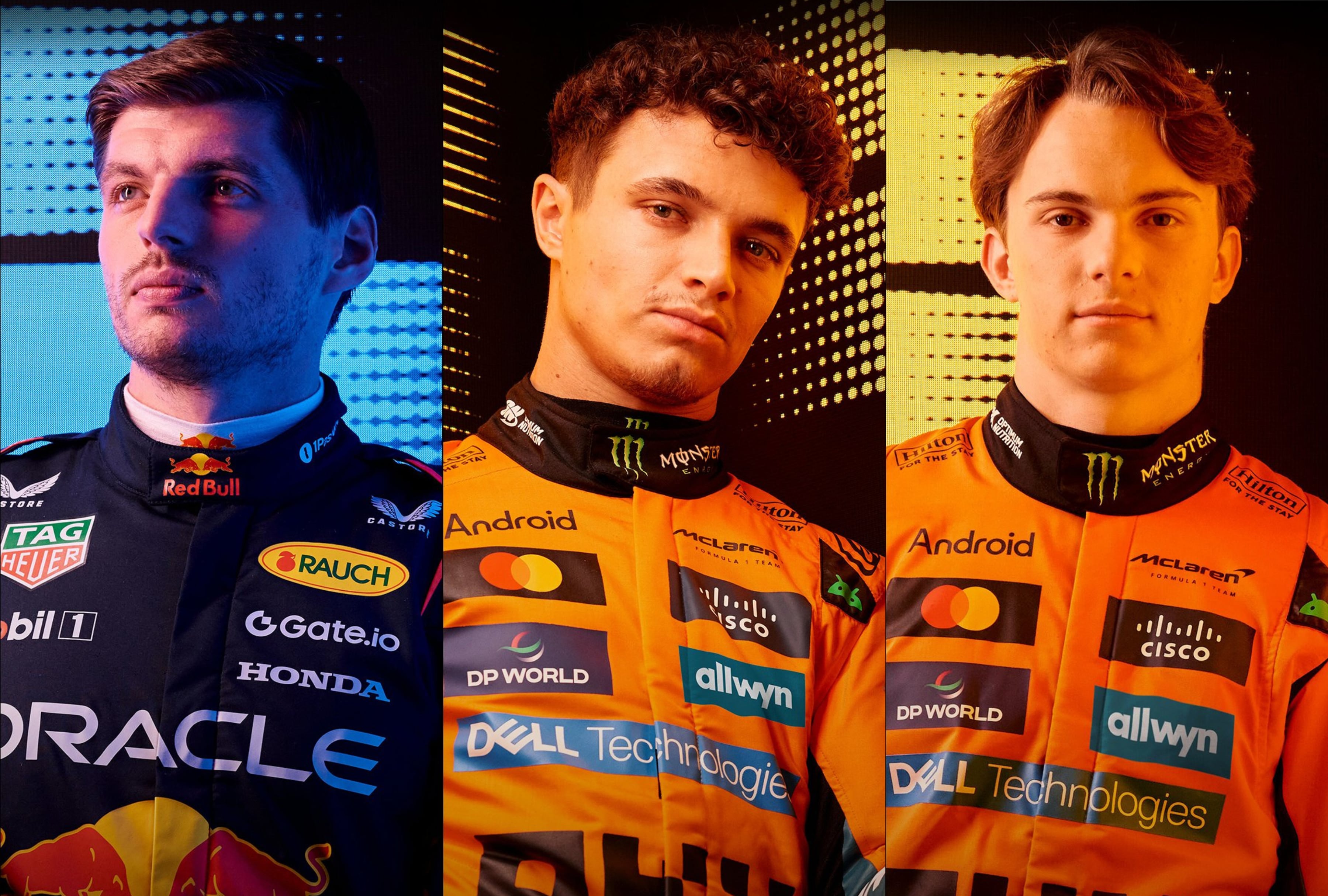 Entre Verstappen, Norris y Piastri, el británico es el que más opciones tiene de alzarse por primera vez como campeón de la Fórmula 1. | Crédito: @F1 / X