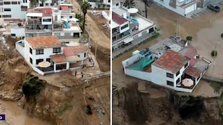 Punta Hermosa: Alertan sobre casa a punto de desplomarse tras paso de huaicos
