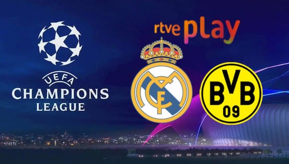 Transmisión oficial vía RTVE Play para ver la final de la UEFA Champions League 2023-24 entre los clubes Real Madrid y Borussia Dortmund. (Foto: Composición)