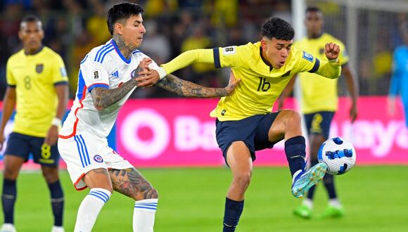 Chile perdió 0-1 ante Ecuador por las Eliminatorias Sudamericanas 2026 (Foto: Conmebol).