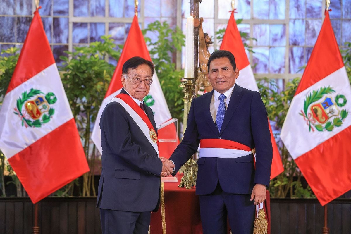César Quispe sigue como ministro de la Producción en nuevo Gabinete Ministerial. Foto: Presidencia.