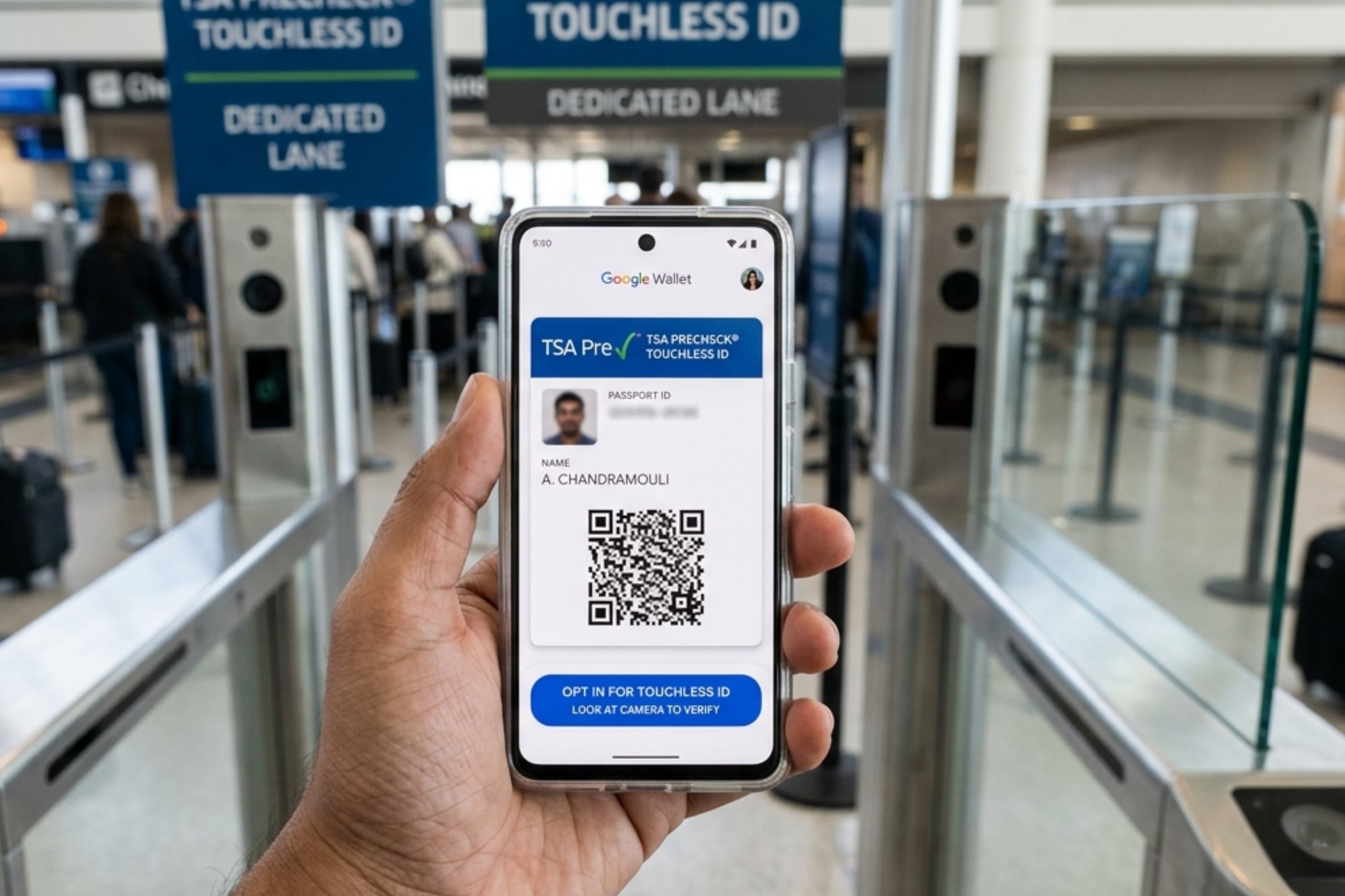 Insertar la credencial del TSA PreCheck Touchless ID a Google Wallet es una modalidad recomendada por las autoridades de la TSA. (Crédito: Imagen creada por Mix Gestión usando Gemini / Imagen referencial no válida legalmente, solo usada con fines educativos)