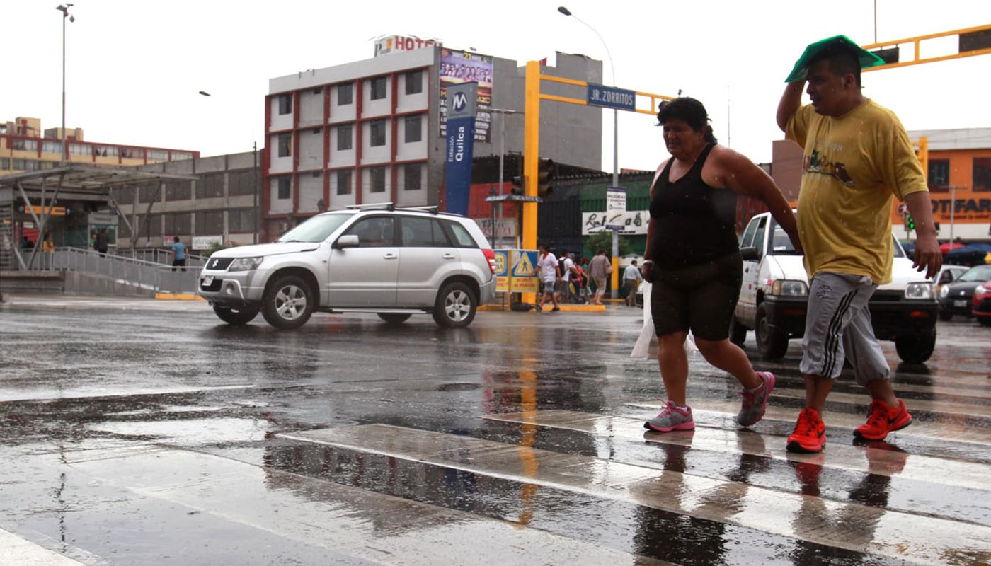 ¿Cómo influyen el Anticiclón del Pacífico Sur y el Fenómeno El Niño en las últimas lluvias registradas en Lima? | Foto: Andina