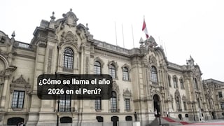 El nombre oficial del año 2026 en Perú